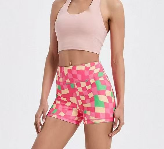 Checkered Yoga Shorts Set - custom manufacturer